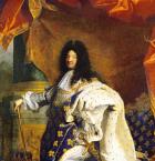 Louis XIV in Royal Costume, 1701 (oil on canvas) (detail of 59867)