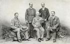 Members of Sir Henry Morton Stanley's Emin Pasha Relief Expedition, 1890 (wood engraving)