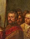 A Venetian senator, detail from King Henri III of France visiting Venice in 1574, from the Room of the Four Doors (oil on canvas) (detail of 71525)