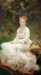 The Woman in White, c.1880 (oil on canvas)