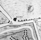 Map of Tyburn, 1746 (litho) (detail of 438496)