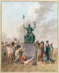 Liberty, 10th November 1793 (coloured engraving)
