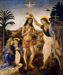 The Baptism of Christ by John the Baptist, c.1475 (oil on panel)