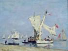 Sailing Boats, c.1869 (oil on panel)