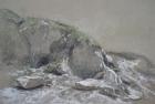 Rocks and Sea, Isle of Wight, (drawing)