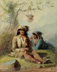 Trappers, 1858 (w/c on paper)