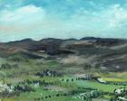 Cairngorms from Creag Dhubh, 2006, (acrylic on canvas board)