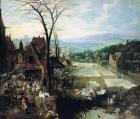 Market and Bleaching Ground, 1620-22 (oil on canvas)