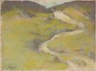 Pathway in a Field, 1890 (pastel over monotype in oils)