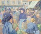 Le Marche de Gisors, 1889 (oil on canvas)