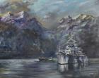 Tirpitz, Norway, 1995, (Oil on canvas board)