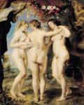 The Three Graces, c.1636-39 (oil on canvas)