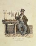 The Gingerbread Seller, number 25 from 'The Cries of Paris' series, engraved by Francois Seraphin Delpech (1778-1825) (litho)