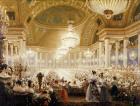 Women Dining at the Tuileries in 1835 (w/c on paper)
