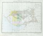 Index Chart of the Cutch Topographical Survey by the Trigonometrical Branch, Survey of India, Dehra Dun, November, 1881 (colour litho)