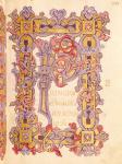 Ms 479 fol.32 Initial 'P' from 'Les Evangiles de l'Abbaye de Cysoing' (vellum)