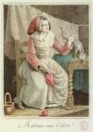 Madame Sans-Culotte, 1792 (colour engraving)