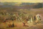 The Capture of the Retinue of Abd-el-Kader (1808-83) or, The Battle of Isly on August 14th, 1844, 1844-63 (oil on canvas)
