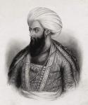 Dost Mohammed Khan Mohammedzai (engraving)