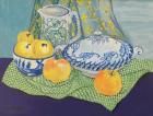 Still life with Tureen and Apples,1999, (gouache)