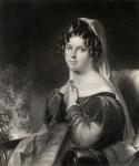 Felicia Dorothea Hemans, engraved by W.Holl, from 'The National Portrait Gallery, Volume 1', published c.1820 (engraving)
