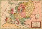 A New Map of Europe According to the Newest Observations by H. Moll Geographer. European map dated circa 1720 by Herman Moll.