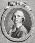 Portrait of Alessandro, Count of Cagliostro (Giuseppe Balsamo) (1743-95) (engraving)