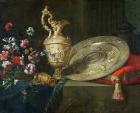 Still Life with a Gilded Ewer (oil on canvas)