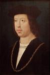 Portrait of Ferdinand II (1452-1516) King of Spain (oil on panel)