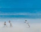 Cricket on the beach, 2012 (acrylic on canvas)