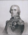 Portrait of Andre Massena (1758-1817) Duc de Rivoli, Prince d'Essling and Marshal of France (engraving)