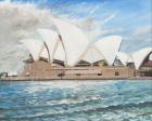 Sydney Opera House, 1998, (Acrylic on canvas board)