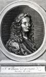 Sir William Davenant (1606-1668), frontispiece, 1673 (engraving)