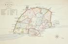Plan of Delhi, 1883 (coloured engraving)