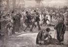 Negro Baptism in the United States, from 'The Illustrated London News', 21st May 1887 (engraving)