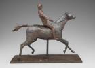 Horse and Rider, c.1900 (bronze)