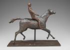 Horse and Rider, c.1900 (bronze)