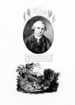 Frontispiece of 'Flora Londinensis', with a portrait of the author William Curtis, edition published in 1802 (engraving)