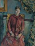 Madame Cézanne in a Red Dress, 1888-90 (oil on canvas)