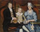 Portrait of George Eliot and Family, c.1798 (oil on canvas)