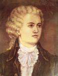 Wolfgang Amadeus Mozart (1756-91) during his stay in Prague in 1787 (oil on canvas)