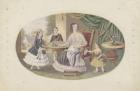 Her Majesty Queen Victoria and Family, c.1851 (aquatint)