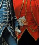 James Grant of Grant, John Mytton, the Honorable Thomas Robinson and Thomas Wynne, c.1760 (detail of 162478) (oil on canvas)