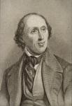 Hans Christian Andersen (1805-75) (engraving)