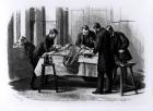 Antiseptic Surgery, 1882 (engraving) (b/w photo)