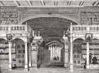 Interior of the Bodleian Library, from 'Old England's Worthies' by Lord Brougham and others, published London, c.1880s (litho)
