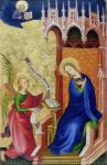 The Annunciation, from a folding altarpiece, c.1400 (tempera & gold leaf on panel)