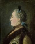 Portrait of Catherine II (1729-1796) of Russia, after a painting by Dimitri Gregorievich Levitsky (1735-1822) (oil on canvas)