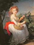 Portrait of Marie-Christine of Bourbon-Naples (1779-1849) (oil on canvas)