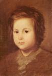 Head of a Child, 1650 (oil on canvas)